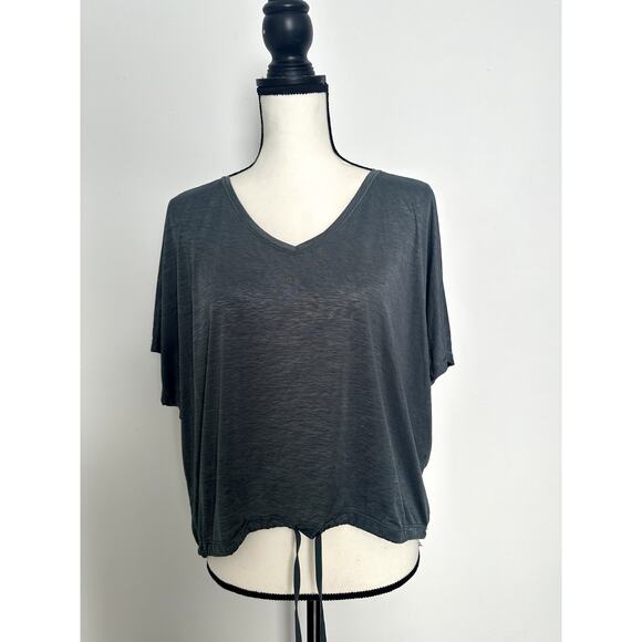 lululemon athletica Tops - Lululemon Through The Movement Tee Sea Steel